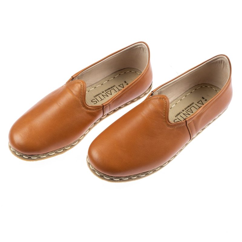 atlantis handmade cocoa brown loafers 579086