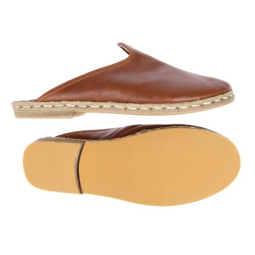 atlantis handmade shoes peru slippers brown leather turkish slippers