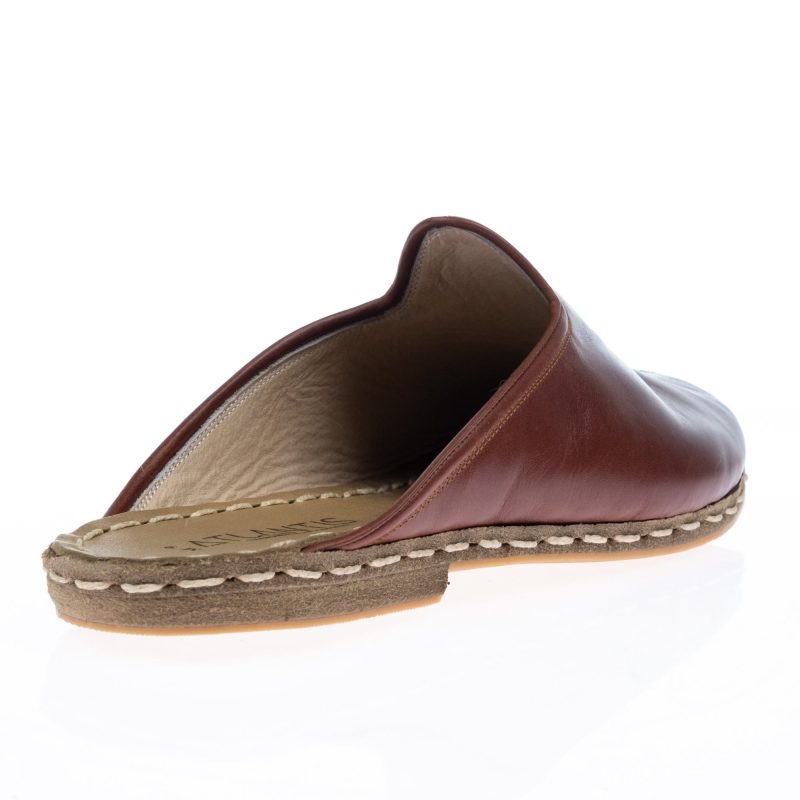 atlantis handmade shoes turkish brown slippers cacao