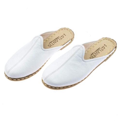 white color handmade turkish slippers 87c78e2d aa71 4d4a b49e f99b766a4c5c